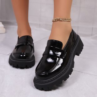 Women's Thick Sole Casual Leather Shoes - image 7