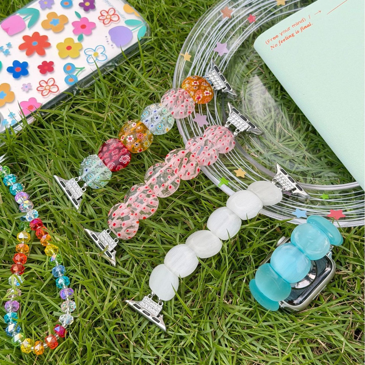 Crystal Bead Watch Band - image 2