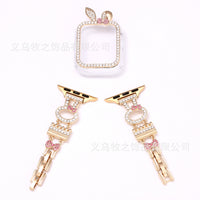 Rabbit Rhinestone Metal Band Compatible with Apple Watch - image 5