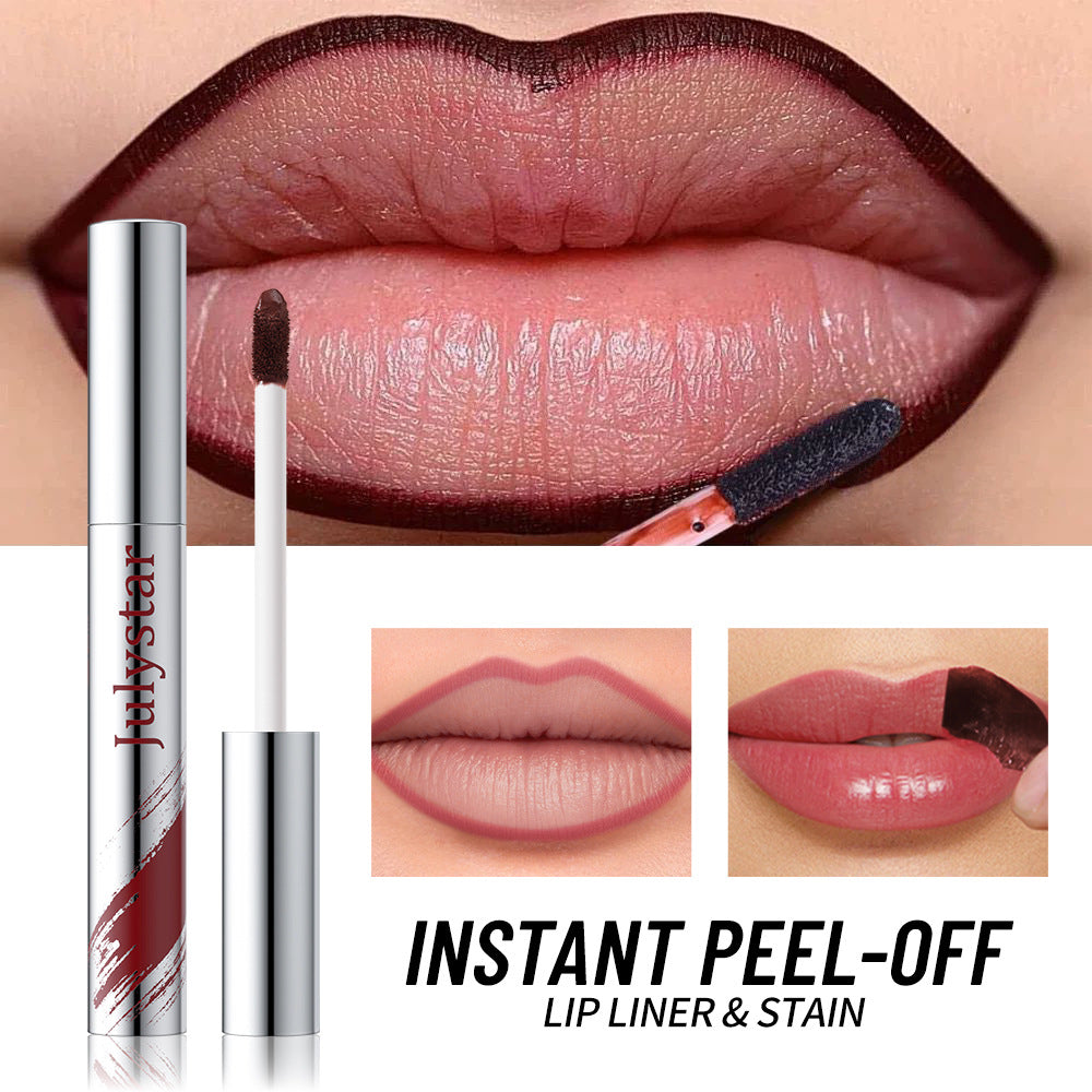 Long Lasting Peel Off Lip Liner, Matte Liquid Lip Stain Pencil, Waterproof And Smudge Proof Lip Plumper - image 5