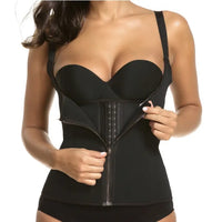 Zippered Waist Trainer Corset Waist Tummy Control Body Shaper Cincher Back Support - image 1
