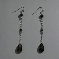 Red Drop Tassel Gothic Earrings - image 3