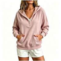 Corduroy Hooded Zip-Up Sweatshirt - image 3