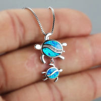 Cute Turtle Enamel Pendant Necklace - image 3