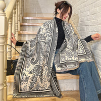 Female Versatile Fashion Thickened Warm Cashmere Scarf - image 9