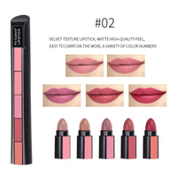Set de labiales mate aterciopelados de 10 colores, 5 en 1 - image 3