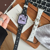 Starry Sky Leather Watch Band - image 1
