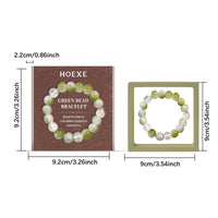 Green Chip Bead Bracelet - image 3