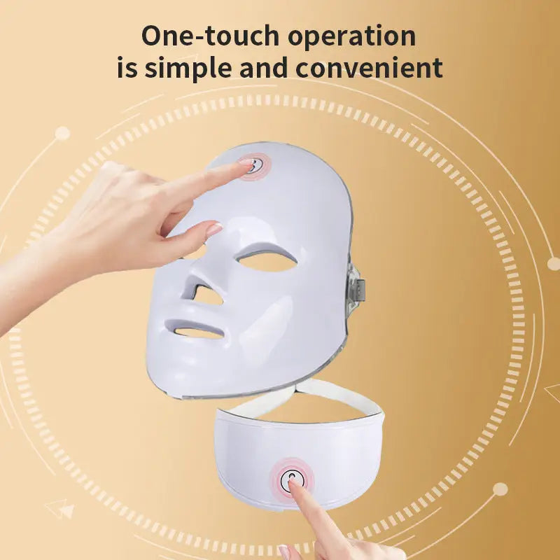 Mascarilla facial de terapia de luz LED - image 4