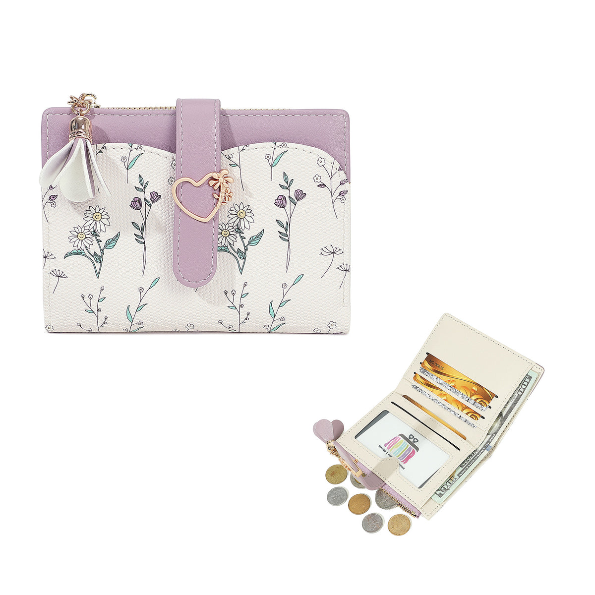Women's Short Multi-Card Coin Purse - image 6