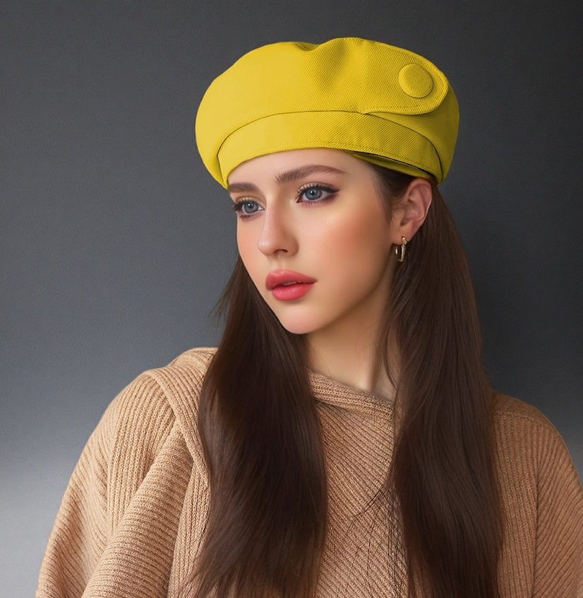 The High-end Button Beret Makes Your Face Look Smaller - image 7