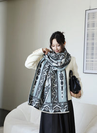 Autumn And Winter High Sense Office Shawl Dual-use Korean Style - image 11