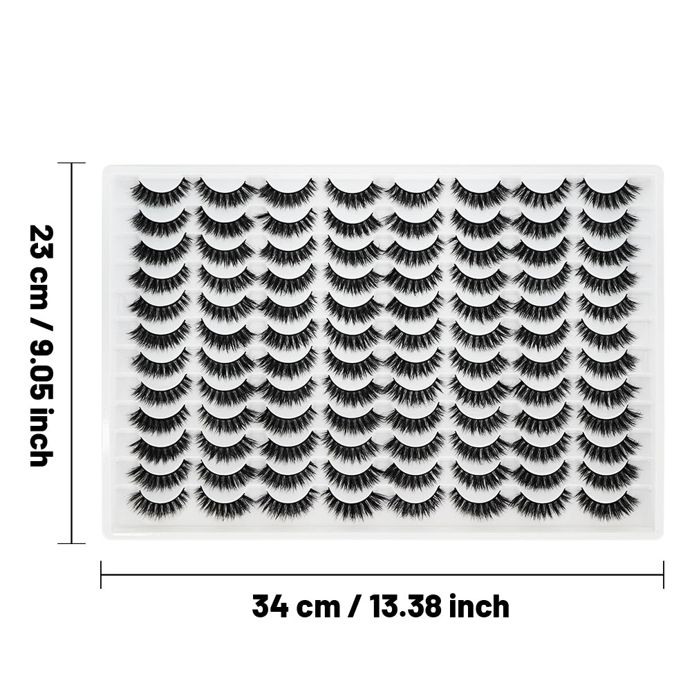 3D Faux Mink False Eyelashes - Style 06 - image 4