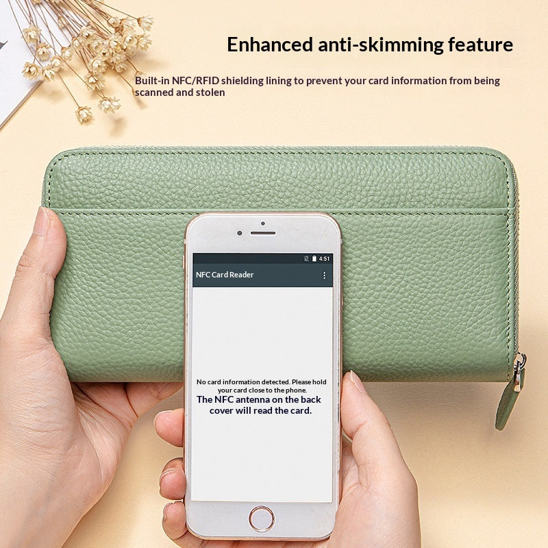 Large Capacity Genuine Leather Wallet - image 3