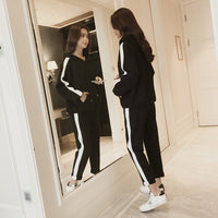 Loose Hooded Sweater Two-Piece Set - image 2