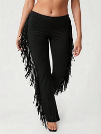 Women's Retro Fringe Flare Pants - image 3