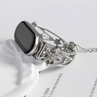 Starburst Rhinestone Watch Chain Band - image 4
