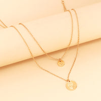 Elegant Floral Clavicle Necklace - image 1