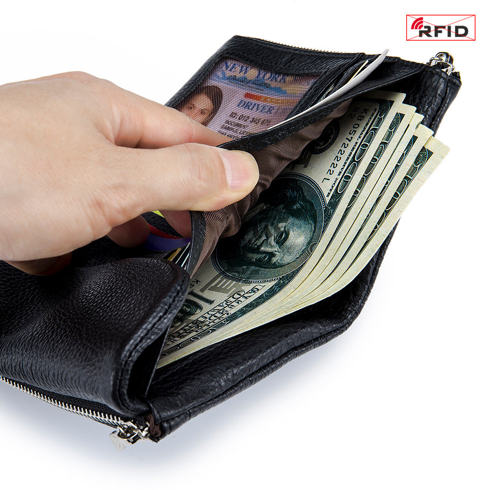 Genuine Leather Short Wallet - image 4