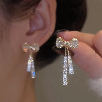 Pendientes de mariposa de cristal - image 1