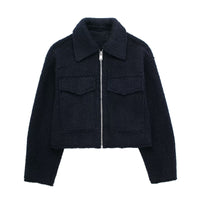 Classic Short Textured Coat - image 9
