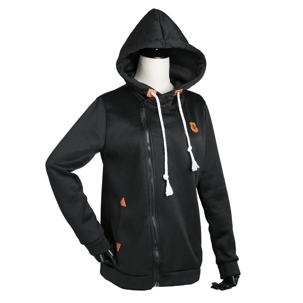 Sudadera con capucha y cremallera completa con interior afelpado