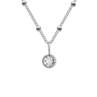 Stainless Steel Birthstone Necklace - image 11