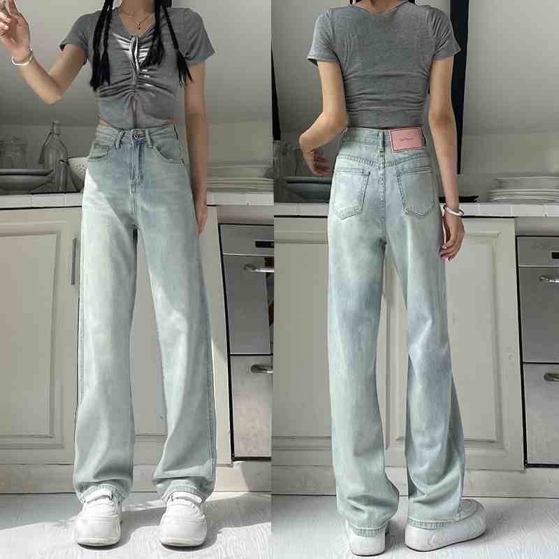 Women's Straight Leg Low Rise Jeans - image 9