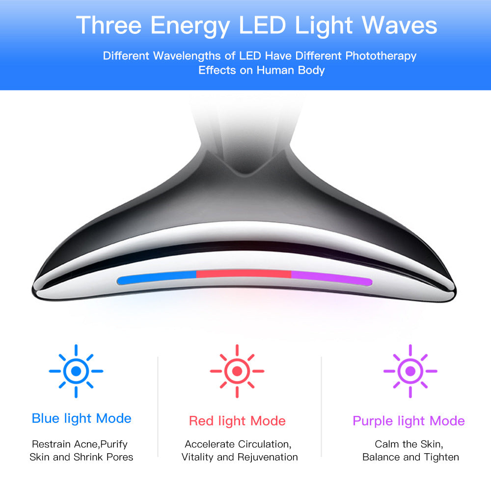 EMS Microcurrent LED Face and Neck Beauty Device - image 7