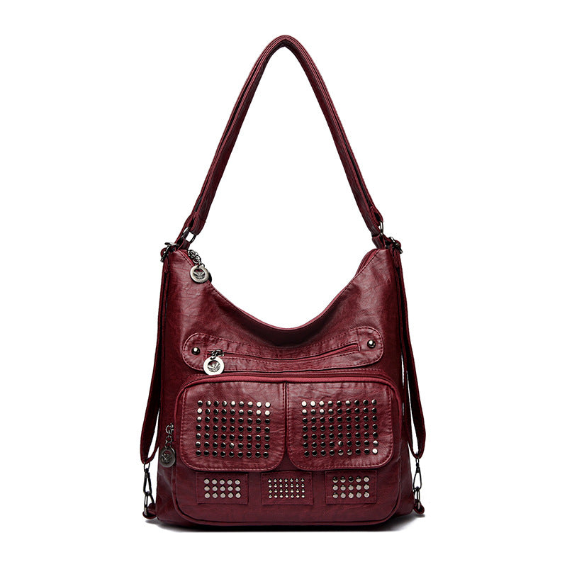 Vintage Large Crossbody Shoulder Bag - image 9