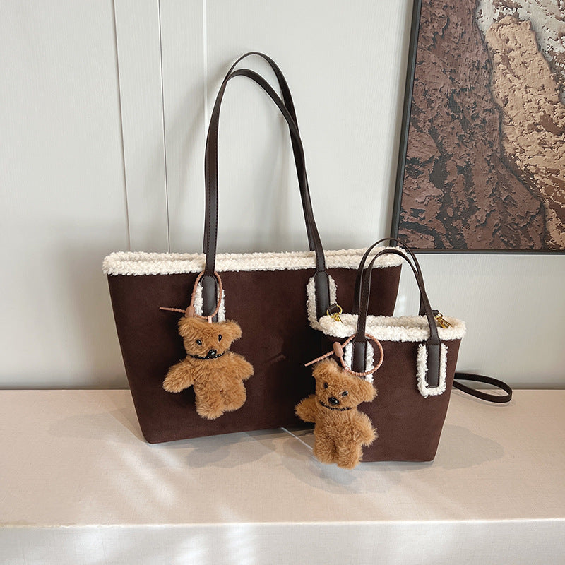 Fluffy Faux Fur Handbag - image 2