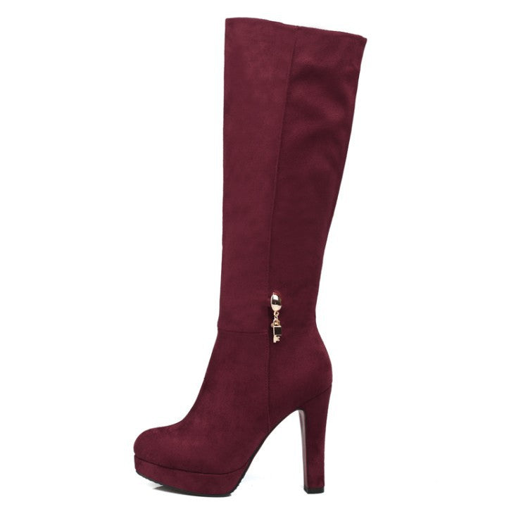 Women's Pointed Toe High-Top Boots - image 5