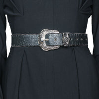 Classic Black Leather Belt - image 5