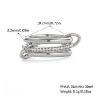 Linked Stackable Band Rings - image 4