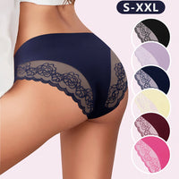 6 Packs Multi-Color Sexy Lace Triangle Panties Low Elastic Waist Fashion Women'S Hip Lifting Underwear - image 1