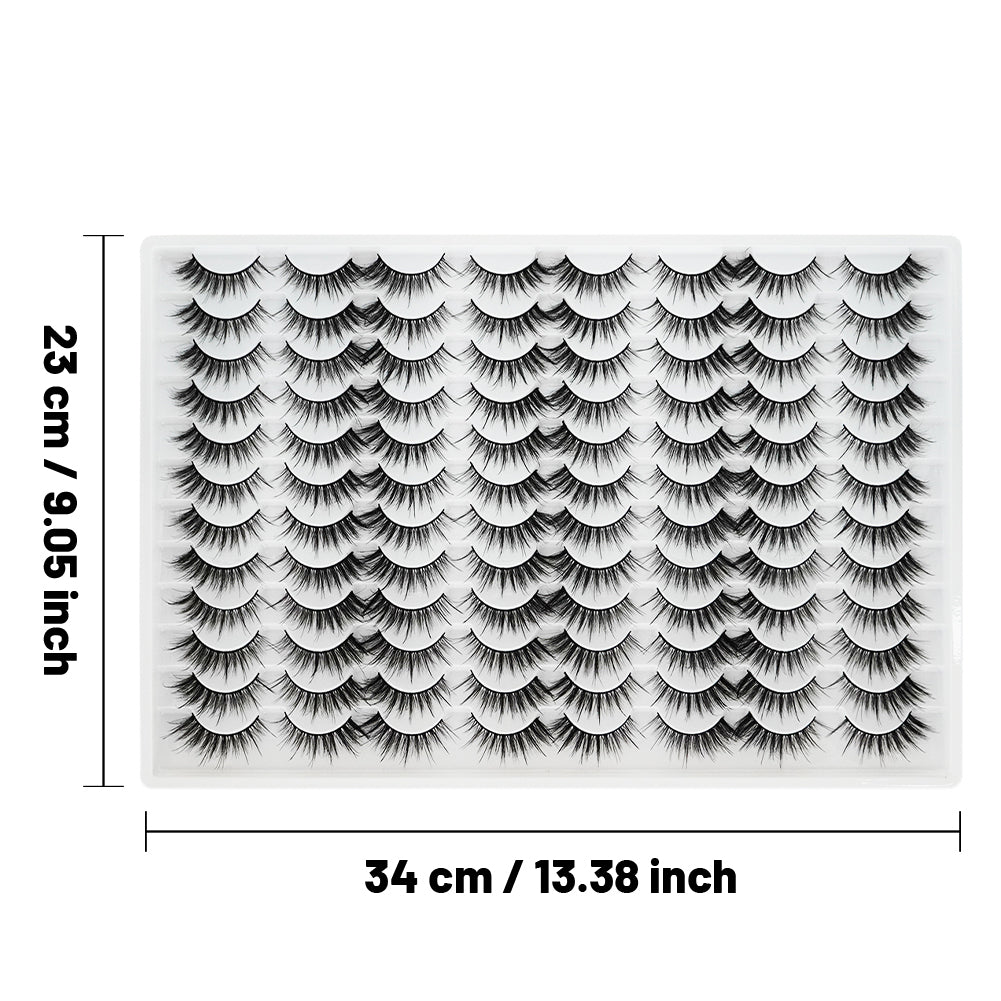3D Faux Mink False Eyelashes - Style 03 - image 4