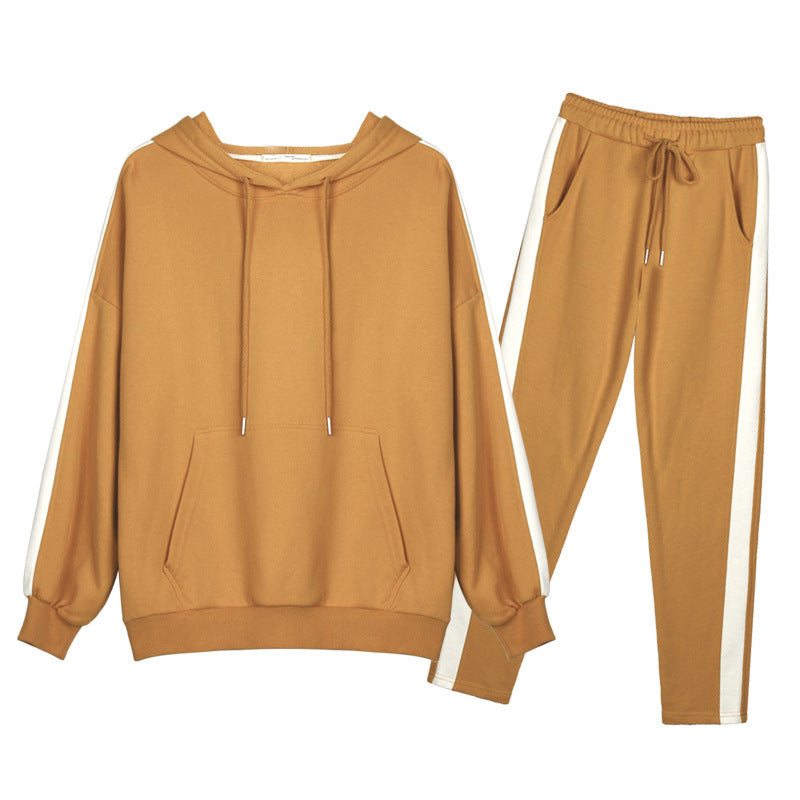 Loose Hooded Sweater Two-Piece Set - image 5