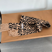 Korean Style High-grade Wool Knitted Small Scarf - image 7
