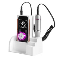 Portable Electric Nail Drill Bit 45000 RPM With 11 Bits Base Waist Clip Cordless Rechargeable Nail File Machine For Professional Salon Home Acrylic Nails Remove Nail Gel Polish Manicure - image 8