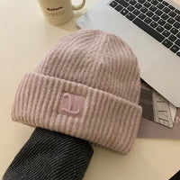 Autumn And Winter Warm-keeping And Cold-proof Ear Protection Beanie Hat Makes Face Look Smaller Knitted Hat - image 10