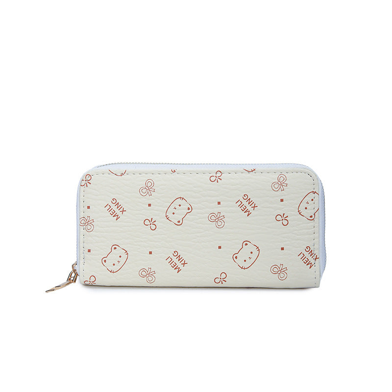 Printed Zip Long Clutch Wallet - image 7
