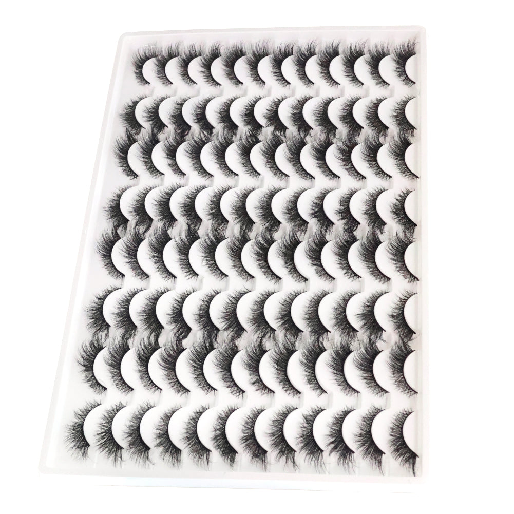 3D Faux Mink False Eyelashes - Style 01 - image 5