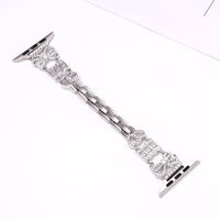 Bow Rhinestone Metal Band Compatible with Apple Watch - image 7
