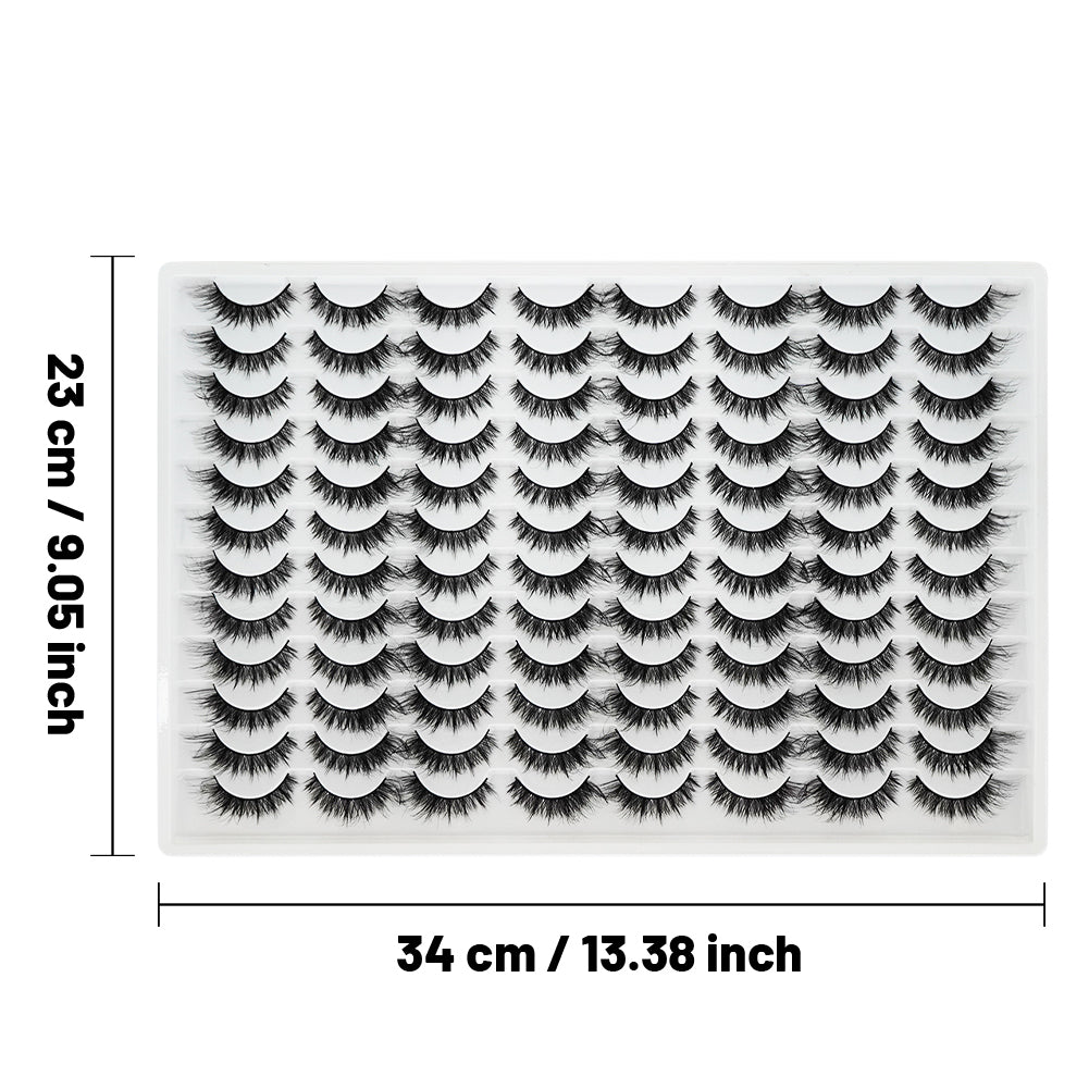 3D Faux Mink False Eyelashes - Style 13 - image 3