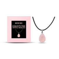 Fine Pink Crystal Necklace Light Luxury Niche Ins Simple Style Daily Versatile Clavicle Chain Gentle - image 1