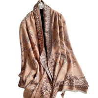 Cashmere-Feel Tassel Neck Warmer Scarf - image 5