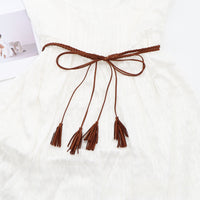 Women's Thin Braided Knot Belt - image 5
