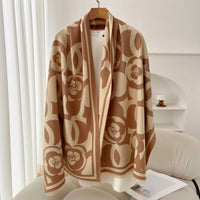 Retro High Sense Artificial Cashmere Scarf - image 5