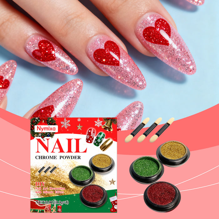 Glitter Mirror Nail Art Kit