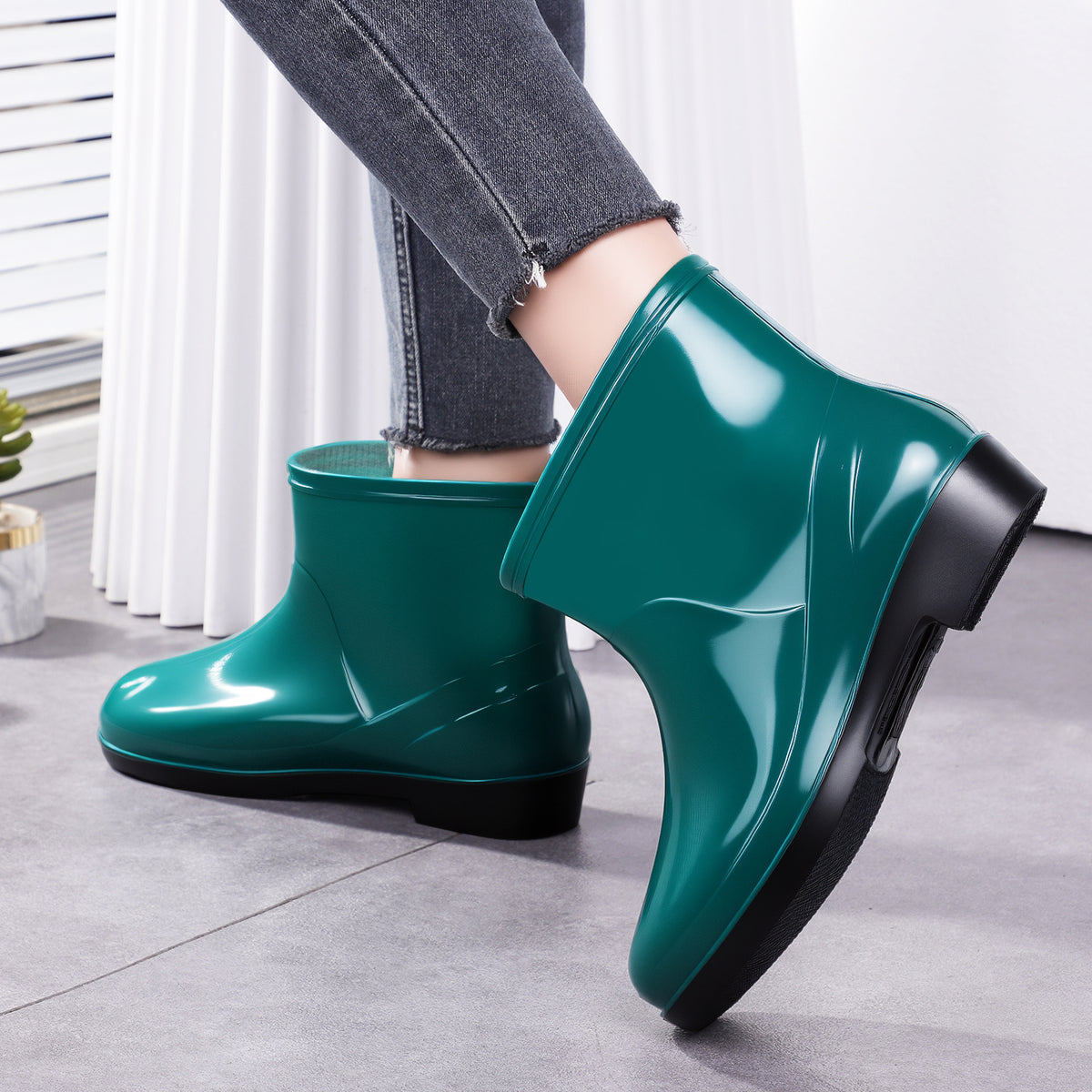Women's Low Cut Waterproof Rain Boots - image 3